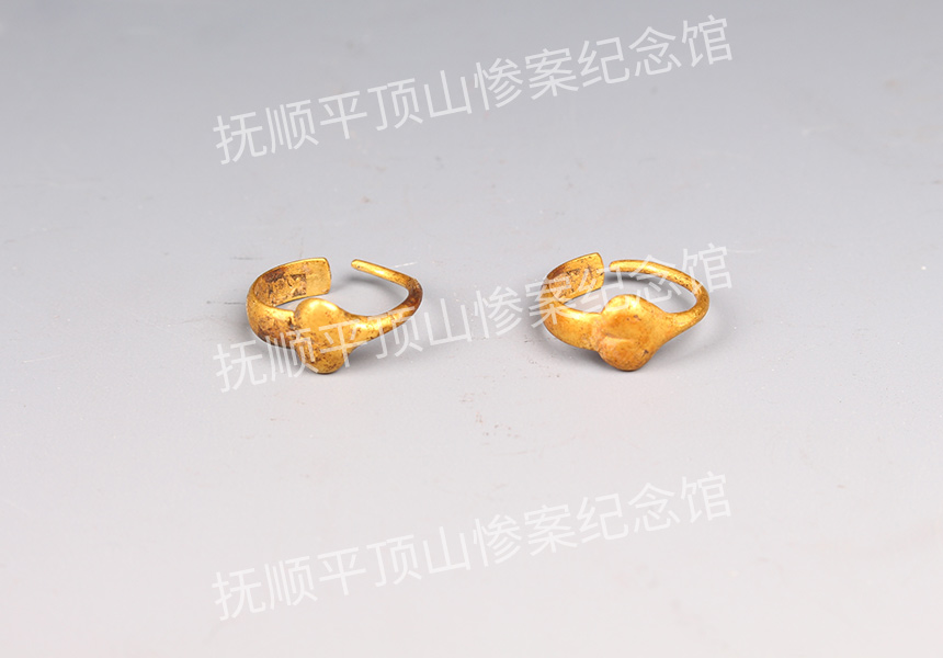总86-1932年平顶山惨案遇难者的金耳环.jpg
