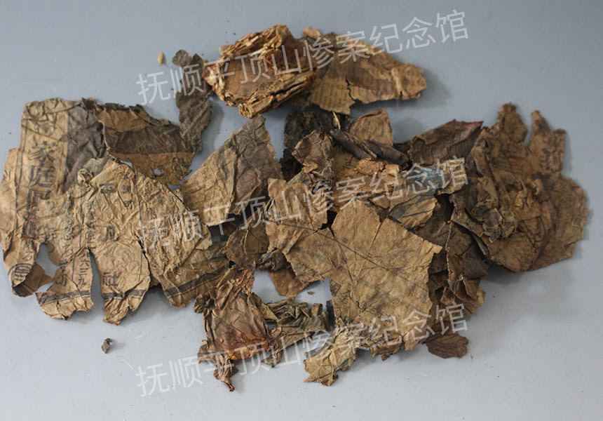 总138-1932年平顶山惨案遗址碎报纸.jpg